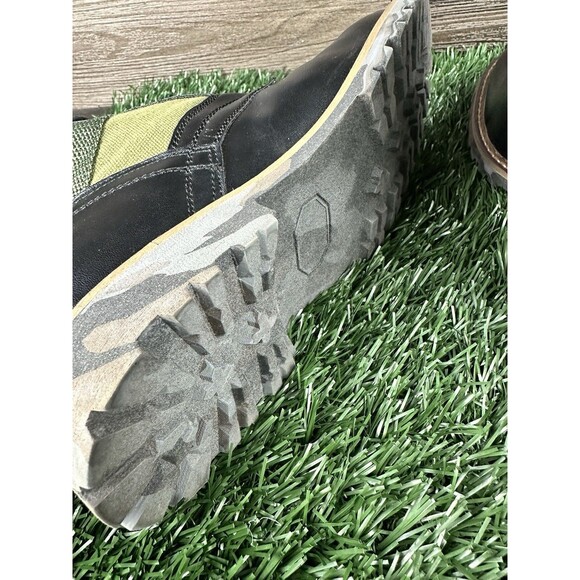 Carbon Elements camo Mens 9 Black Lace Up Lite Weight Work Boots Lug Sole main image 4